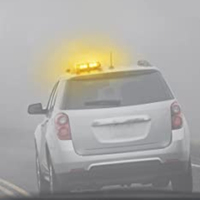 Luz Estroboscópica Amarilla para Tablero, Luz de Emergencia Intermitente Triangular, Lámpara de Señalización Lineal, Luces Indicadoras de Advertencia para Automóviles y Camiones