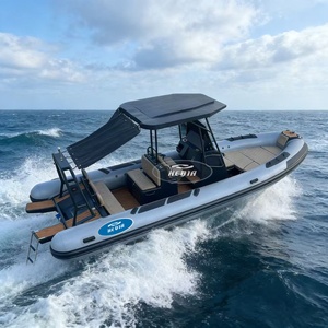 Hedia Boats 2026 CE Luxury 700CM Barca a Coste Rib Boat Yacht 23FT Gommone Gonfiabile in PVC Hypalon con Scafo in Alluminio - Product Image 1