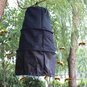 Sac de capture d'abeilles à 3 couches avec boucle de suspension, pliable, respirant, pour la collecte d'abeilles sauvages, piège pour attirer les abeilles mellifères, outils d'apiculture - Product Image 6