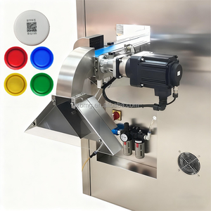 Machine de marquage laser <span class=keywords><strong>automatique</strong></span> pour bouchons de bouteilles, pour codes QR variables, Ruble numérique russe et « Chestny ZNAK », compatible avec les boissons et produits laitiers en PET - Product Image 5