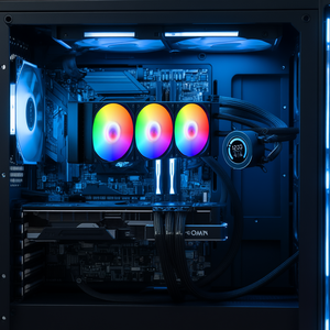 Enfriador Líquido para CPU Arctic Cooling ARGB AIO de 120 mm con 3 Ventiladores para Enfriamiento de CPU, Interfaz de 3 y 4 Pines, LED Multicolor - Product Image 2