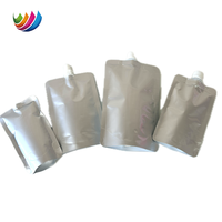 Pochette en plastique design personnalisée 1 litre 1000 ml 500ml 200ml boisson debout en feuille d'aluminium liquide emballage bec pochette sac