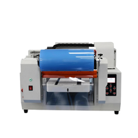 Mesin Cetak Digital Fcolor UV Flatbed Printer DX7 Printhead CMYKWV untuk Kaca Akrilik Logam Kayu