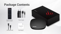 Vente Chaude Box IPTV Décodeur Android 9.0 Tanix H2 Box TV Récepteur TV Satellite 2 Go 16 Go Box TV Android 4K
