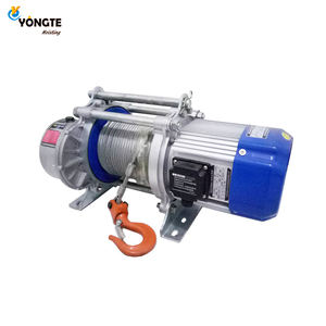 एल्यूमीनियम उठाने KCD 220v/ 380V 750-1500 मिनी क्रेन मोटर संचालित उच्च गति चरखी - Product Image 5