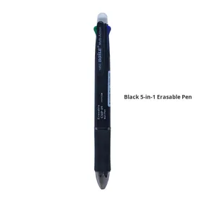 Bolígrafo <span class=keywords><strong>Borrable</strong></span> de 4 Colores con Lápiz y Bolígrafo de <span class=keywords><strong>Gel</strong></span> Multifuncional Translúcido 5 en 1 <span class=keywords><strong>Borrable</strong></span> de 0.7 mm, de Plástico, para Oficina y Escuela - Product Image 6