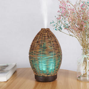 เครื่องกระจายกลิ่นอโรมาอัลตราโซนิกขนาดเล็ก 100 มล. พร้อมไฟ LED สำหรับใช้ในบ้าน เครื่องเพิ่มความชื้นแบบพ่นหมอก ใช้พลังงานจาก USB - Product Image 4