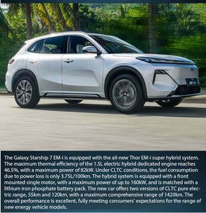 Neue Autos Hybrid Galaxy Starship 7 EM-i 2026 Edition 130KM Voyager Ausstattung 1,5L 112 PS L4 Plug-in-Hybrid (FWD) Chinesischer SUV - Product Image 6