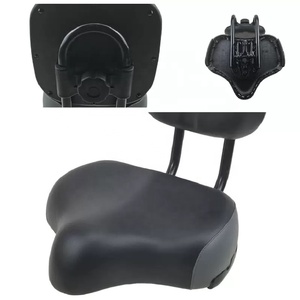 Selle de vélo électrique multifonctionnelle, confortable, facile à installer, siège arrière absorbant les chocs, dossier de vélo réglable - Product Image 3