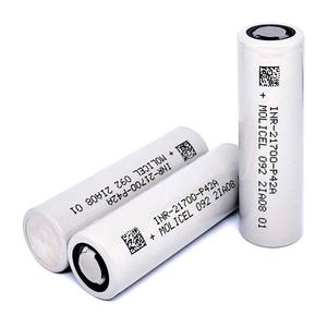 Original MOLICEL 21700 P42A 3.6V 4200mAh 45A Rechargeable Cylindrical lithium ion Akku battery With Good price Made in taiwan