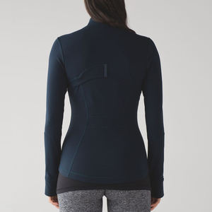 Chaqueta de Yoga para Mujer, con Cierre Completo, Transpirable, Tejida, Ropa Deportiva para Entrenamiento, Gimnasio, Correr, de Alta Calidad, Corte Ajustado - Product Image 2