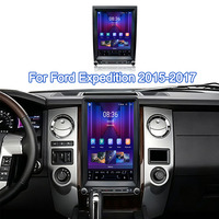 Pour Ford Expedition : Autoradio Stéréo MP3 avec CarPlay sans fil, Android Auto, USB, WiFi, GPS intégré, Caméra de recul, DVR, Tableau de bord, Garantie 1 an, CD