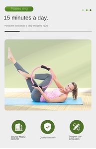 Anillos Mágicos de <span class=keywords><strong>Pilates</strong></span> <span class=keywords><strong>para</strong></span> Yoga y Fitness <span class=keywords><strong>para</strong></span> Mujer, <span class=keywords><strong>Precio</strong></span> de Fábrica al por Mayor - Product Image 6