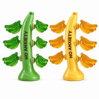 Jouet sensoriel détachable en forme de banane, souple, à remontée lente, apaisant et anti-stress