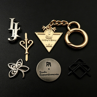 Etiqueta de Metal Personalizada con Nombre Grabado Rectangular de Alta Calidad, Etiqueta con Pin para Equipaje y Bolsos
