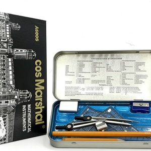 Wholesale Hot Style Promotional Compass Divider Math <b>Tool</b> Instrument Stationery Geometry Set with <b>Metal</b> <b>Box</b> - Product Image 3