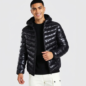 Blouson matelassé chaud pour hommes, collection 2026, vente en gros, avec logo personnalisé, manteau d'hiver rembourré, doudoune de ski, service OEM - Product Image 1