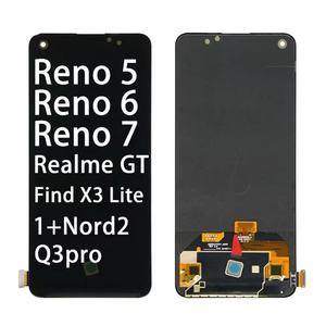 จอ LCD ทัชสกรีนประกอบดิจิไทเซอร์สำหรับ <span class=keywords><strong>OPPO</strong></span> <span class=keywords><strong>Reno5</strong></span> Reno5K CPH2159 PEGM00 PEGT00หน้าจอ LCD ขนาด6.5 TFT - Product Image 1