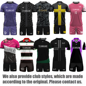 مجموعة جيرسي كرة القدم لكرة القدم موحدة التسامي القمصان سريعة الجفاف تخصيص تصميم فريق Sblank الملابس الرياضية الرجعية ملابس كرة القدم الجديدة - Product Image 3