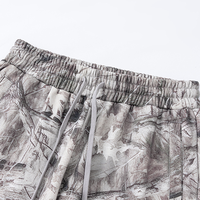 Pantalon de survêtement droit de haute qualité 340G, taille élastique, style streetwear, coupe ample pour homme