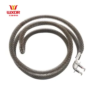 Wenxin 6mm 15kw u type tubular finned air heater 304 finned heating tube 1kw heating element