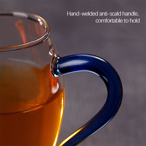 Aeofa-taza transparente creativa de vidrio, dispensador de té con boca de águila de color grueso - Product Image 6