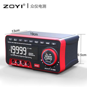 Multímetro Digital Zoyi Zt-5566 con Altavoz Bluetooth, Pantalla de Alta Definición de 4.5 Dígitos y Termómetro - Product Image 2