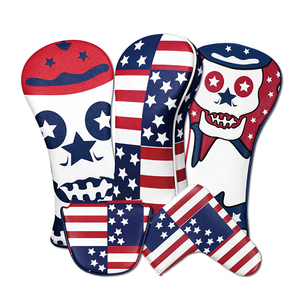 प्राइमस गोल्फ निर्माता उच्च गुणवत्ता वाली कढ़ाई गोल्फ क्लब हेडकवर कस्टम वाटरप्रूफ चुंबकीय गोल्फ पटर हेड कवर - Product Image 2