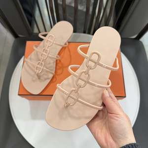 Nuovo Modello 2026: Sandali Bassi di Lusso con Punta Quadrata, Ciabatte da <span class=keywords><strong>Donna</strong></span> alla Moda per Esterni, Primavera, Spiaggia, Infradito Jelly, <span class=keywords><strong>Scarpe</strong></span> da <span class=keywords><strong>Donna</strong></span> - Product Image 4