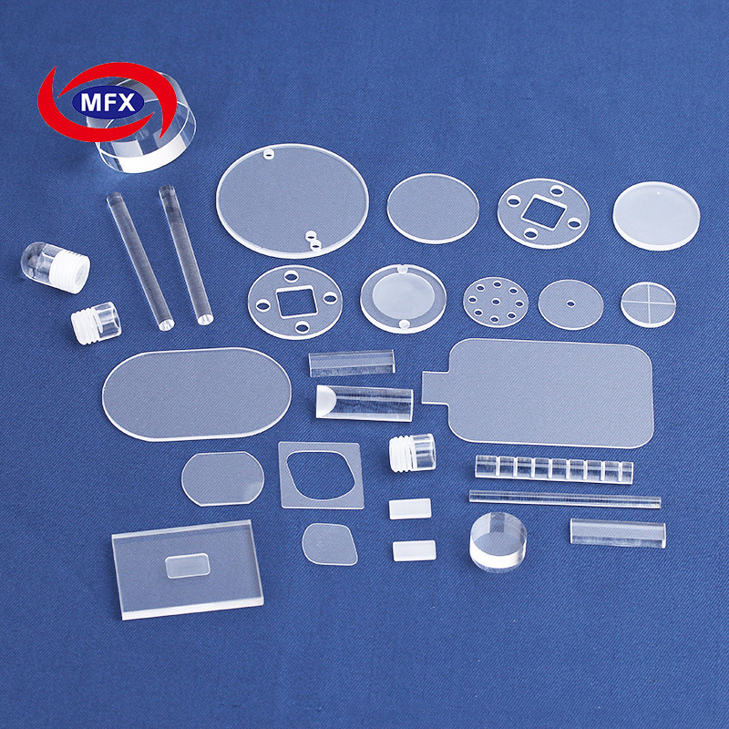 Высокотемпературные толстые плавленые полированные кварцевые стеклянные пластины