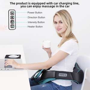 Masseur Shiatsu 4D avec chaleur pour le dos/le cou/les épaules/la taille - Pétrissage des tissus profonds, soulagement de la douleur, 3 vitesses - Product Image 4