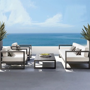 Luxury <b>Garden</b> Sectional Outdoor Outdoor Aluminum <b>Garden</b> <b>Set</b> Comfortable Waterproof Cushion Patio Furniture - Product Image 1