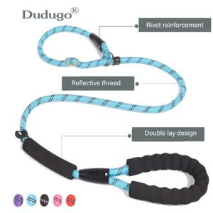 Correa Reflectante Integrada para Perros al por Mayor, Correa Antitirones con Mango Cómodo para Perros Grandes, Correa para Paseos Nocturnos - Product Image 5