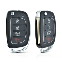 Usine Universal Auto Smart Control Remplacement de voiture Clé vierge Télécommande sans fil Clé de voiture à 4 boutons