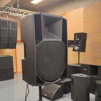 Haut-parleur portable stéréo étanche 1400 W pour extérieur, avec aimant néodyme en ferrite, DSP, Bluetooth et prise XLR