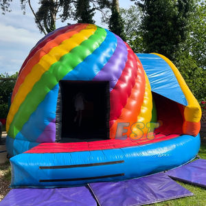 <span class=keywords><strong>Discothèque</strong></span> <span class=keywords><strong>gonflable</strong></span> d'extérieur arc-en-ciel pastel château plein d'entrain pour enfants <span class=keywords><strong>discothèque</strong></span> avec toboggan torsadé pour le plaisir de la maison de rebond - Product Image 4