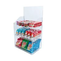 Présentoir à cigarettes en acrylique avec LED, vitrine pour magasin de tabac, présentoir en acrylique avec éclairage LED