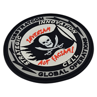 Patch en caoutchouc PVC personnalisé pour vêtements, sans minimum de commande, patchs 3D souples en PVC, patch en silicone