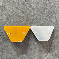 Poteau de délimitation routière flexible en PE de 1250 mm avec base en caoutchouc, réflecteur routier, garde-corps de route