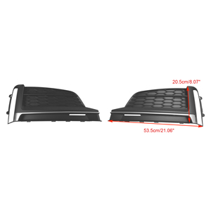 Coppia di Griglie per Fendinebbia Anteriori per Audi A5 S-line S5 <span class=keywords><strong>Cabriolet</strong></span> / <span class=keywords><strong>Coupé</strong></span> / Sportback 2018-2019 - Product Image 2