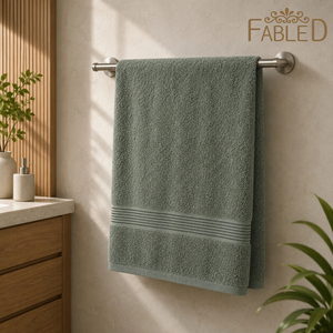 ผ้าขนหนูอาบน้ำ Fabled Cotton 400 GSM ผ้าขนหนูเช็ดหน้าเนื้อผ้าฝ้ายหวีอย่างดี ระบายอากาศได้ดี 100% ผ้าฝ้ายธรรมชาติแท้ ซึมซับน้ำได้ดี แห้งเร็ว นุ่ม ไม่เป็นขุย - Product Image 3