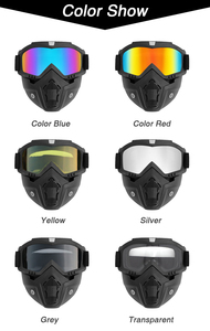 Offres Spéciales lunettes de soleil de sécurité personnalisées pour le sport, Motocross, lunettes d'équitation avec masque - Product Image 6