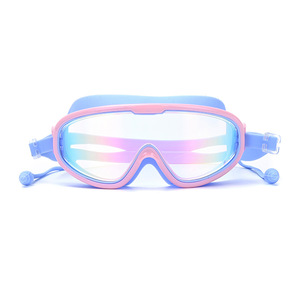 Children's Swimming Goggles Large <b>Frame</b> Anti Fog Waterproof For Kids Professional Diving Equipment - Product Image 1