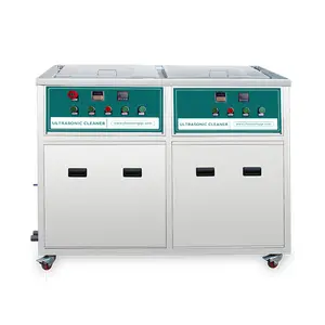 Industrieller Ultraschall reiniger 108L Doppelt anks Ultraschall reinigungs maschine zum Waschen, Trocknen, Entfetten und Entkalken