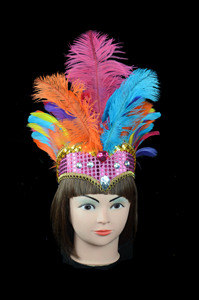 HY Wholesale Prime Hcraft ODM OEM Coiffe de paon pour fête - Product Image 3