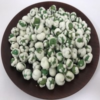Collations japonaises en céramique, rôti à sec, cintre revêtu, pois verts, vente en gros