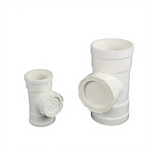 Großhandel Hochdruck-<span class=keywords><strong>PVC</strong></span>-Abflussrohr 50-160mm mit Abnehmbarer Abdeckung, Abflussarmaturen für Sanitär-Wartung und Rohrleitungen - Product Image 2