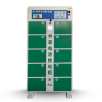 Station de recharge rapide pour batteries au lithium, avec système d'échange de batteries ultra-rapide, pour scooters et vélos électriques, avec QR local