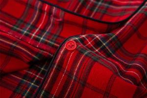 2025 New Design Couple <strong>Unisex</strong> Long-Sleeve <strong>Christmas</strong> <strong>Pajamas</strong> Suits Xmas Grid Outfit with Elastic Waist Closure Home Wear <strong>Pajamas</strong> - Product Image 3