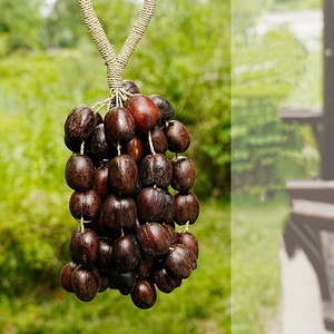 Wholesale Natural Fruit Shell Hand Shake Bell Hand‑woven Hemp Rope Dried Nut Shell Rattle Yoga Sound Therapy Hanging Ornament - Product Image 2